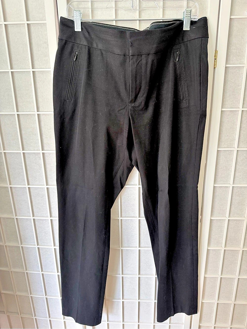 Banana Republic Martin Fit Stretch Dress Pants Black Size 14